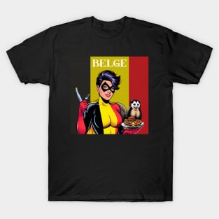 Belge: Superhero Possum Waffles T-Shirt